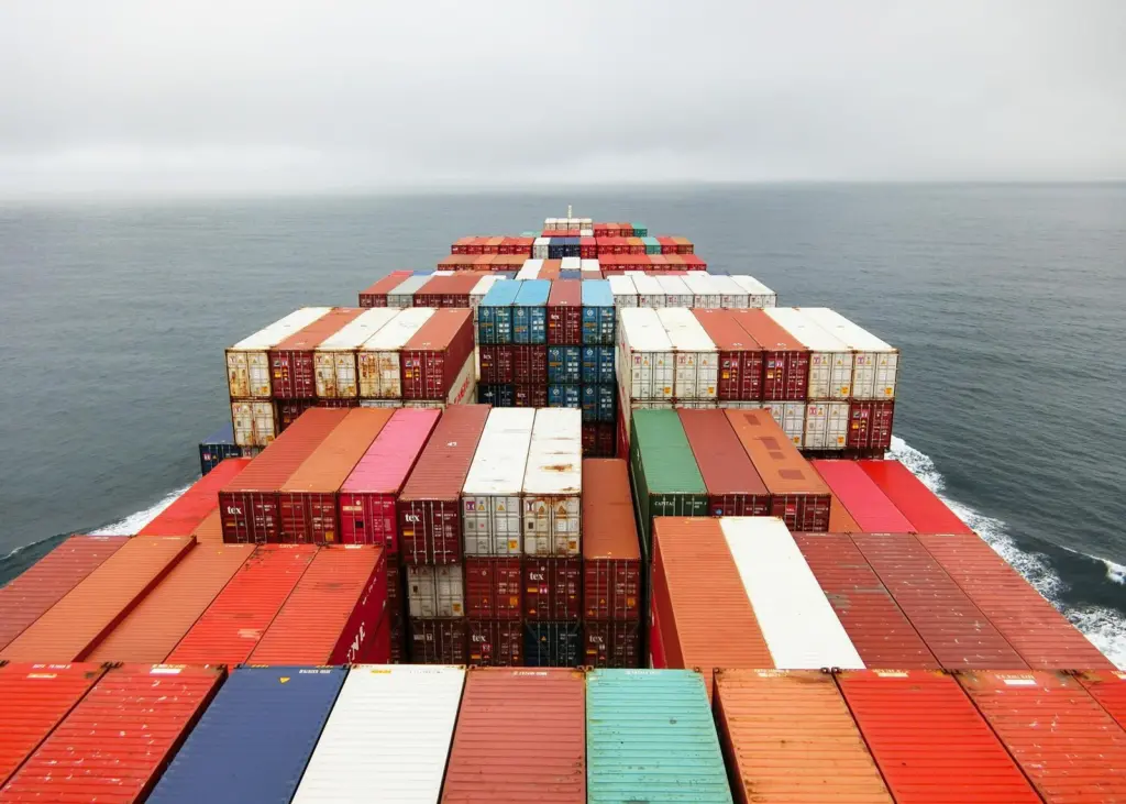 cargo on vessel