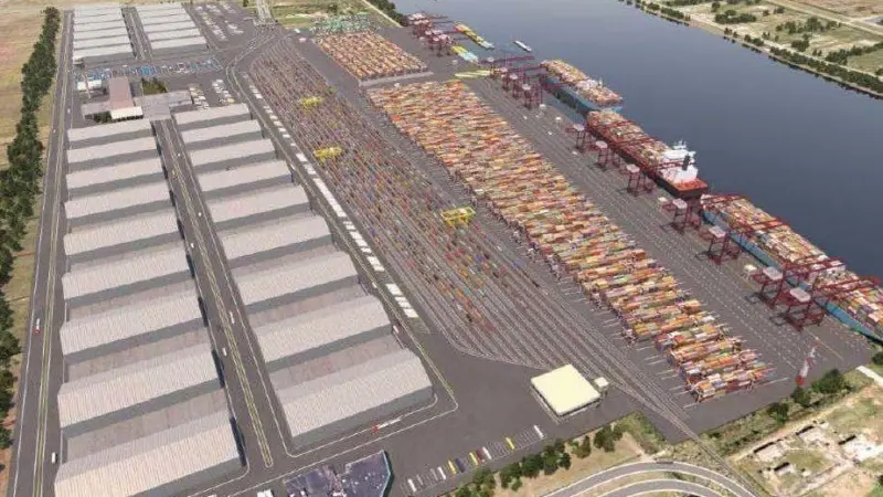 proposed container terminal
