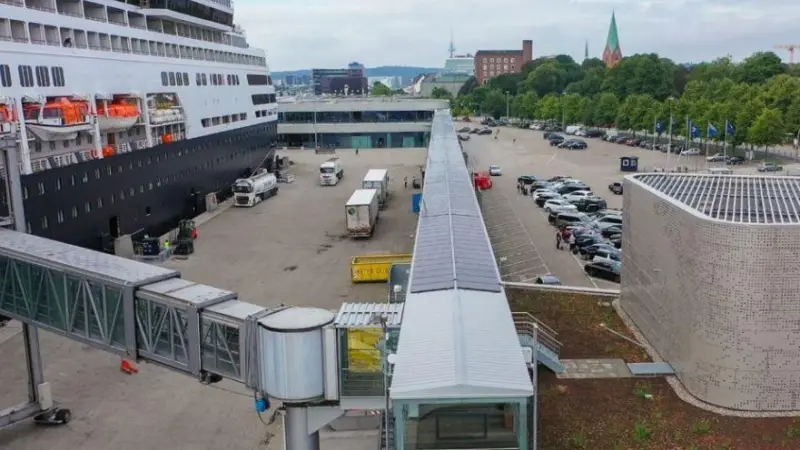 solar panels at Ostseekai