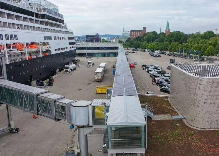 solar panels at Ostseekai