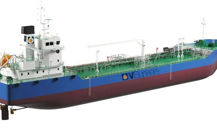 electric-hybrid bunker tanker