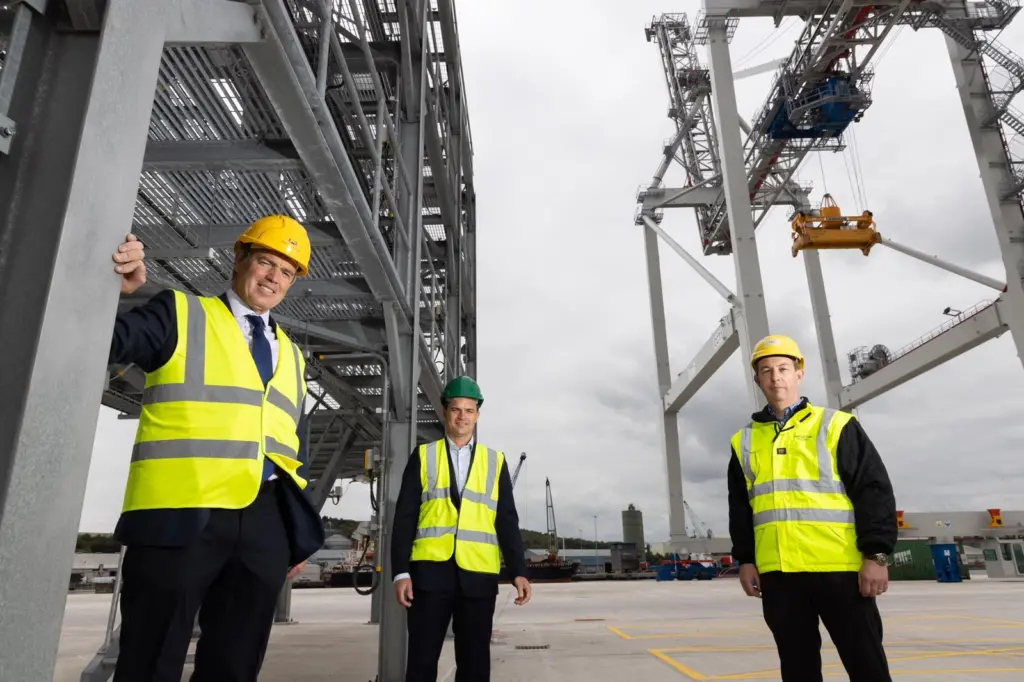 The Port of Cork now uses 100% green energy Photo: Port of Cork