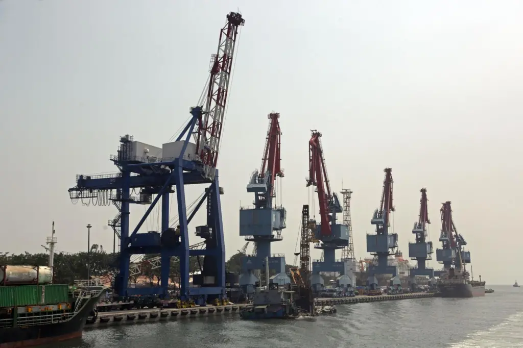 Cranes at Tanjung Priok Port