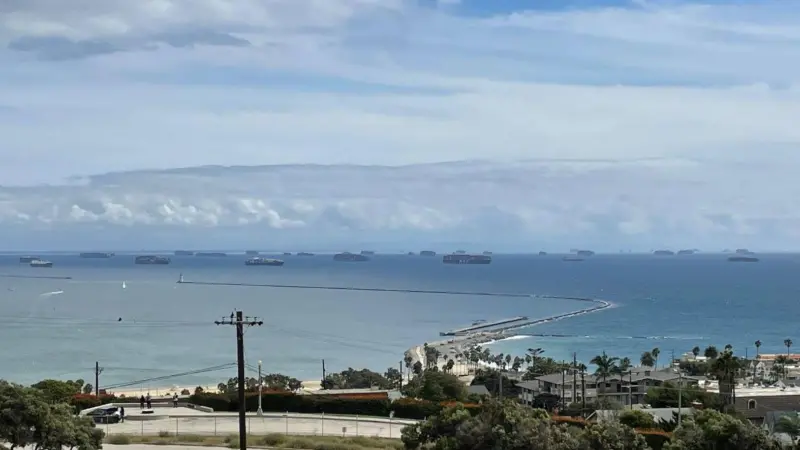 Ships at anchor
