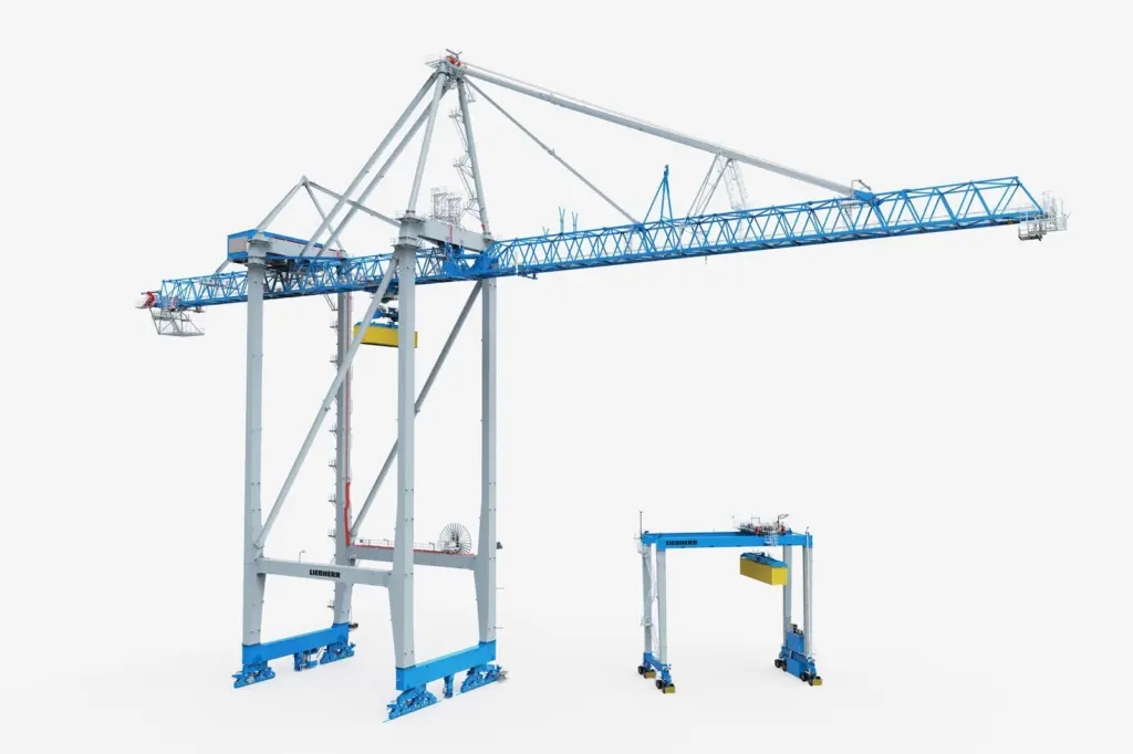 Liebherr automated STS cranes