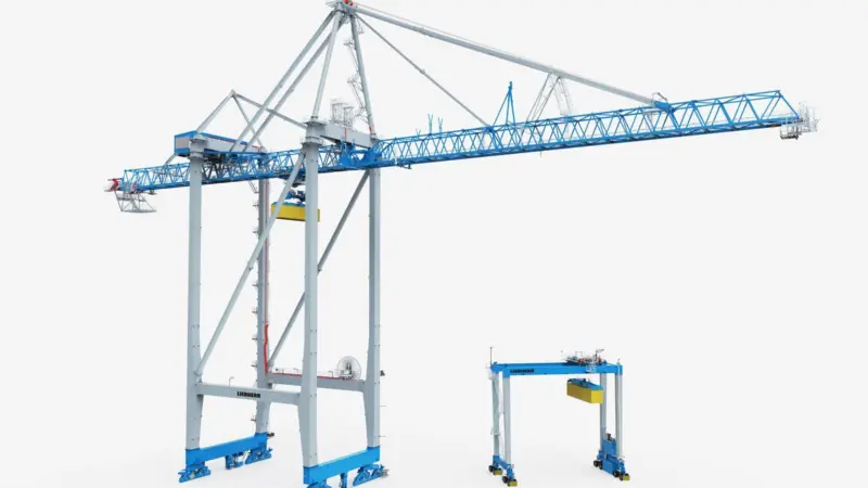 Liebherr automated STS cranes
