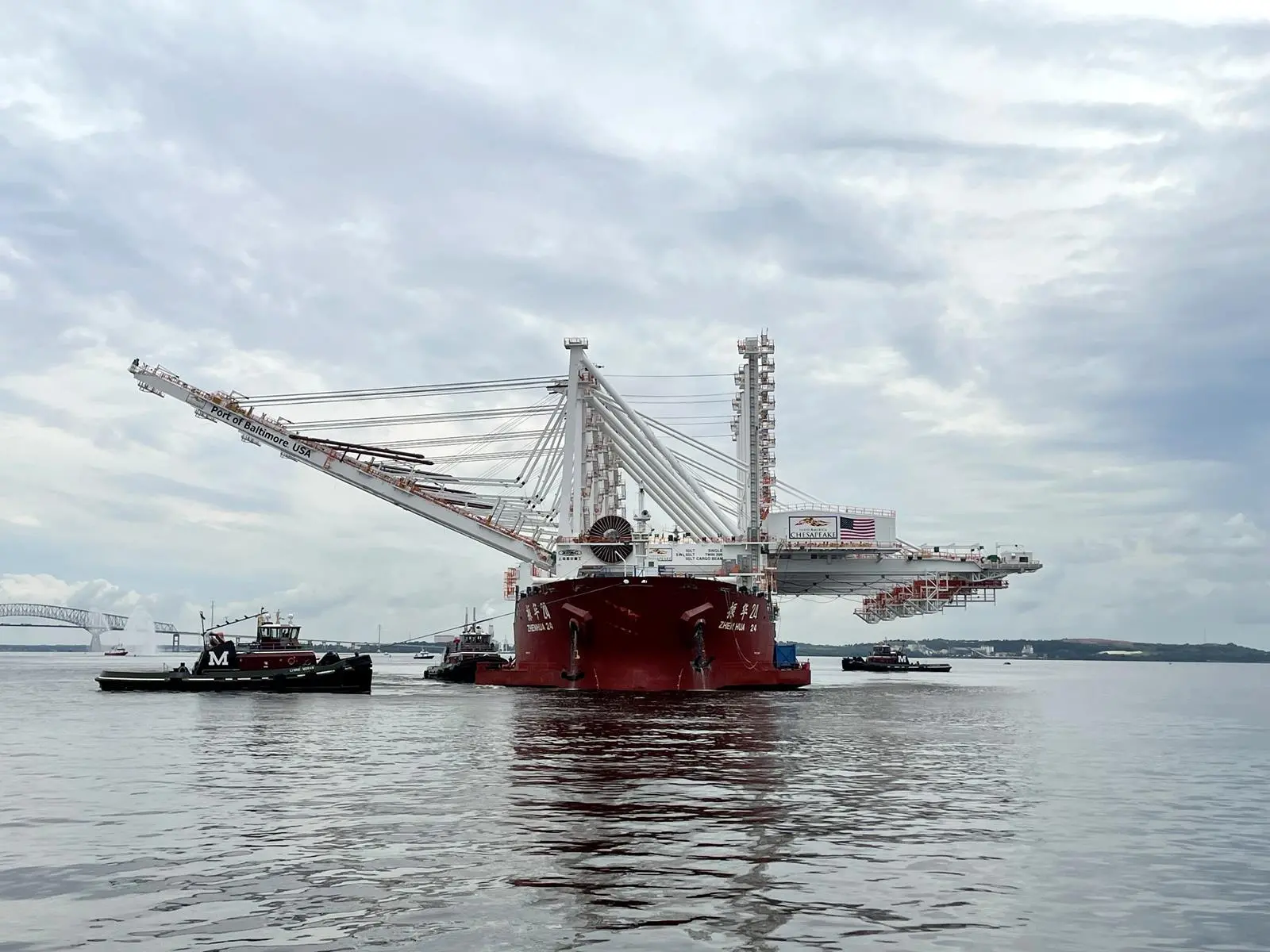Ports America Chesapeake STS cranes
