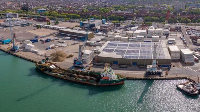 Portsmouth International Port is using upstream technology to automate some on-port administration reducing queuing