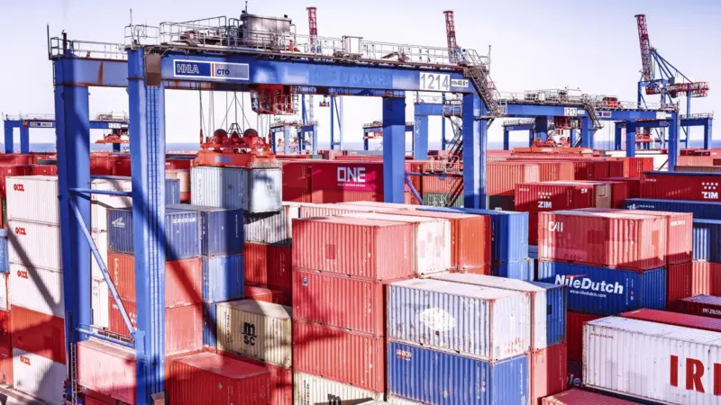 HHLA Container Terminal Odessa (CTO) in Ukraine is the largest container terminal in the country