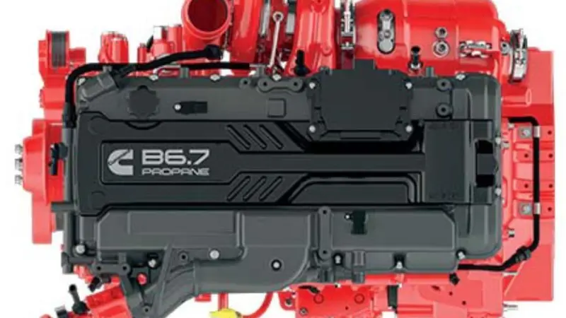 Engine provider Cummins has developed a propane option in its B6.7 range