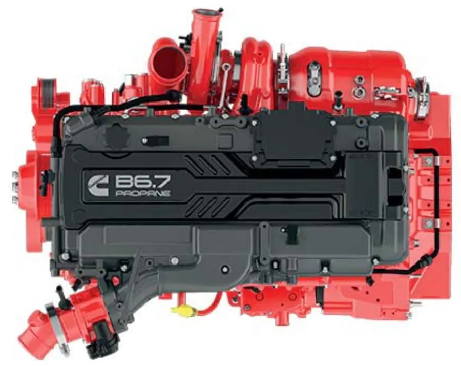 Engine provider Cummins has developed a propane option in its B6.7 range