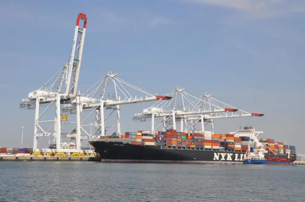Le_Havre_(France),_NYK_Vega_in_containers_terminal_(2013)_2