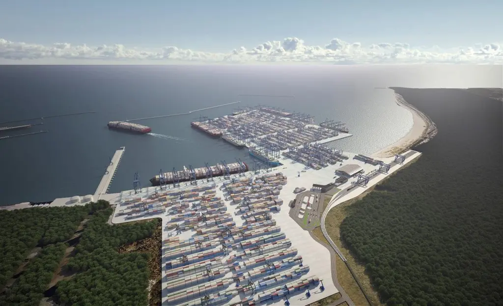DCT Gdansk's new deep water terminal will increase its handling capacity to 4.5 million teu per year by 2025