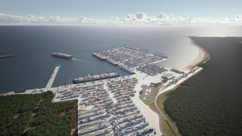 DCT Gdansk's new deep water terminal will increase its handling capacity to 4.5 million teu per year by 2025