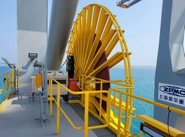Conductix-Wampfler says that cable reels are the only practical means to feed MW power and Gigabits/s of data 24/7 to container cranes