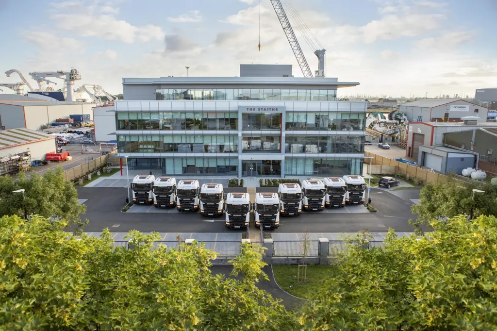 New Truck Fleet Outside The Staiths
