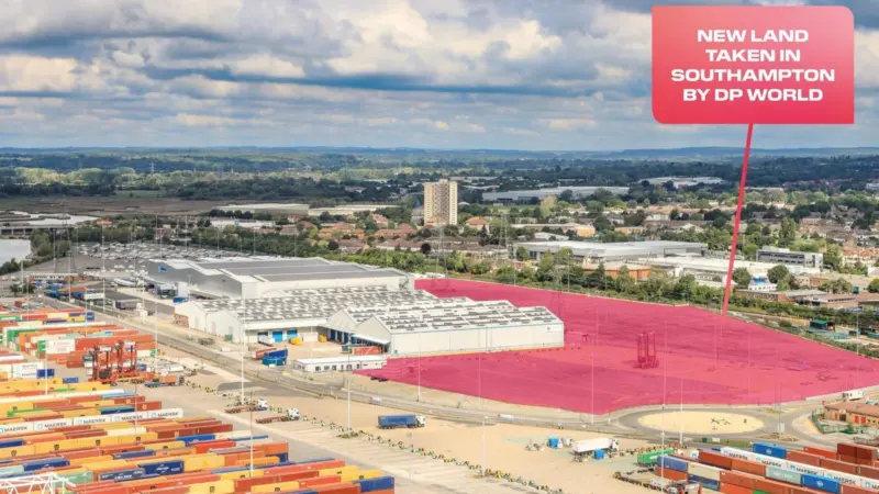 The land at the Port of Southampton has been leased from ABP