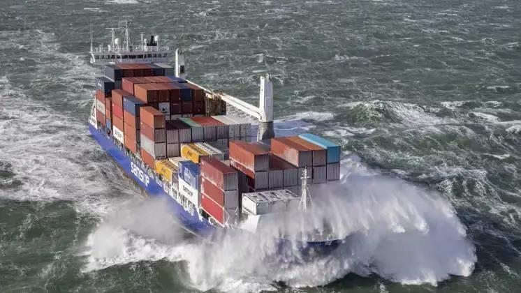 Samskip's 'Helgafell' container vessel
