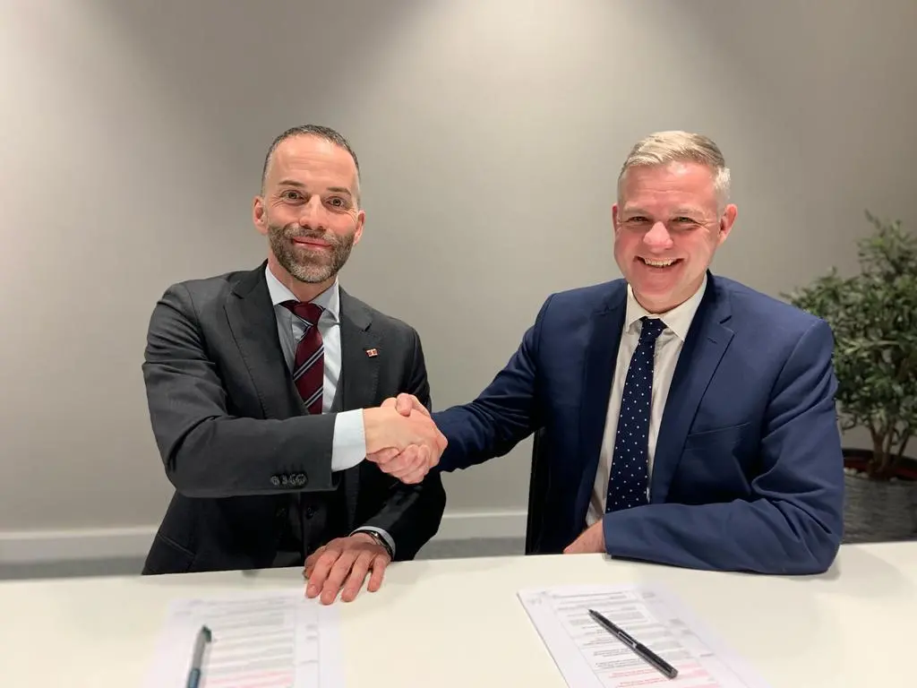 Carl-Johan Hellner, COO Ports & Terminals of Stena Line and David Huck, COO Peel Ports Group