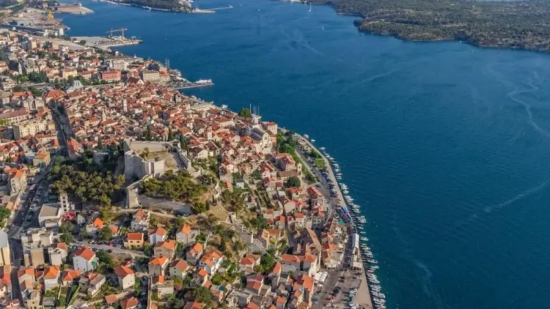 Port of Šibenik in Croatia