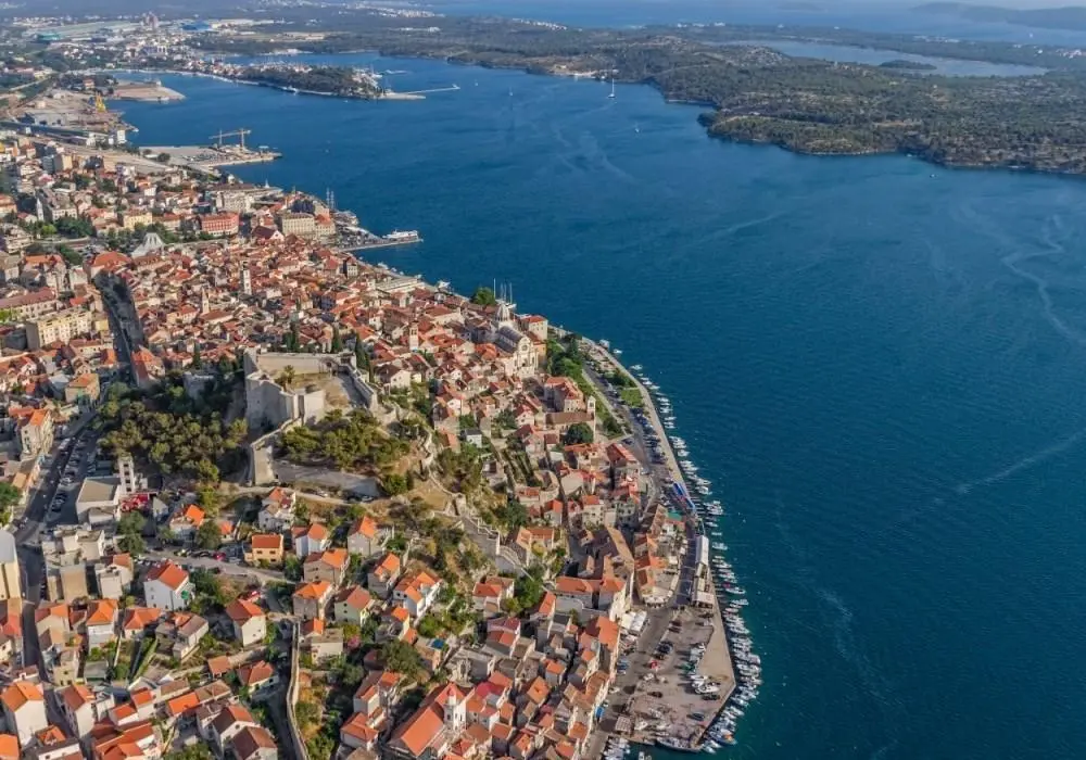Port of Šibenik in Croatia