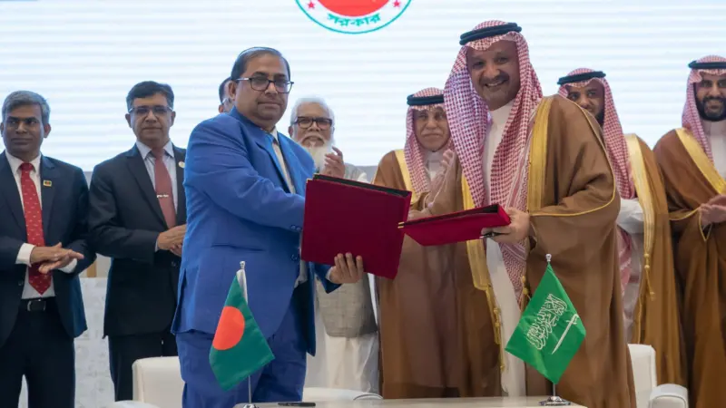 Contract signing for the concession to run the Patenga Container Terminal in Bangladesh
