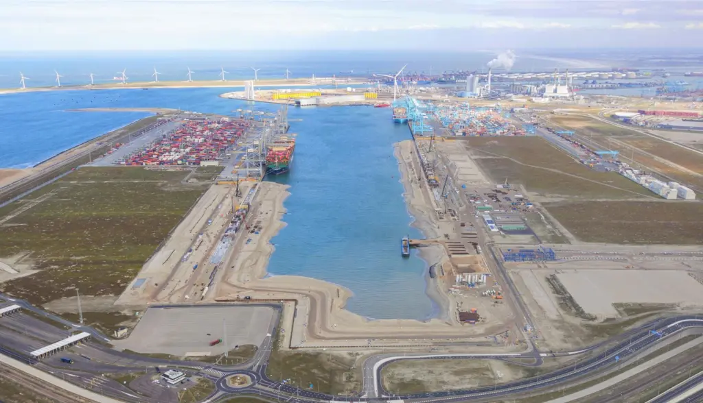 Maasvlakte II container terminal at Rotterdam