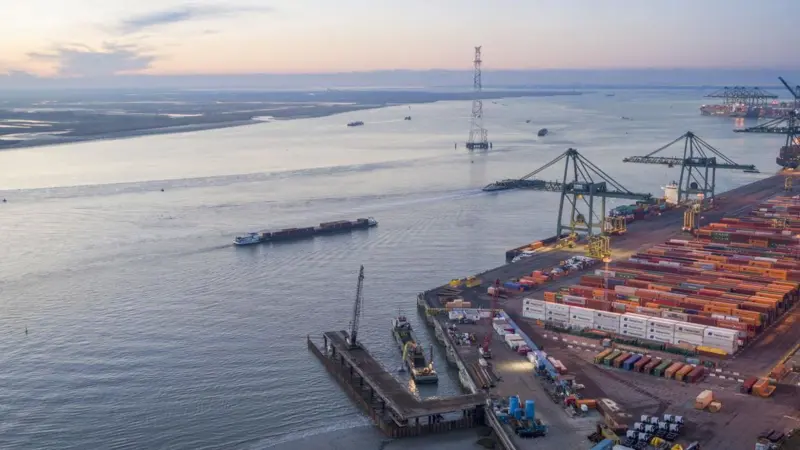 The Europa terminal at the Port of Antwerp-Bruges