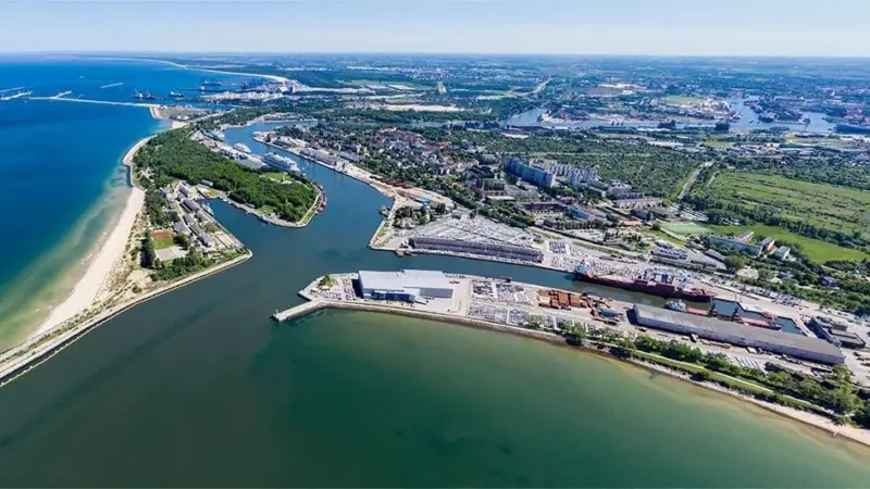 Picture of the Port of Gdansk in Poland