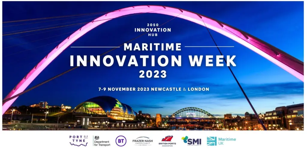 Banner advertising Maritime Innovation Week 2023