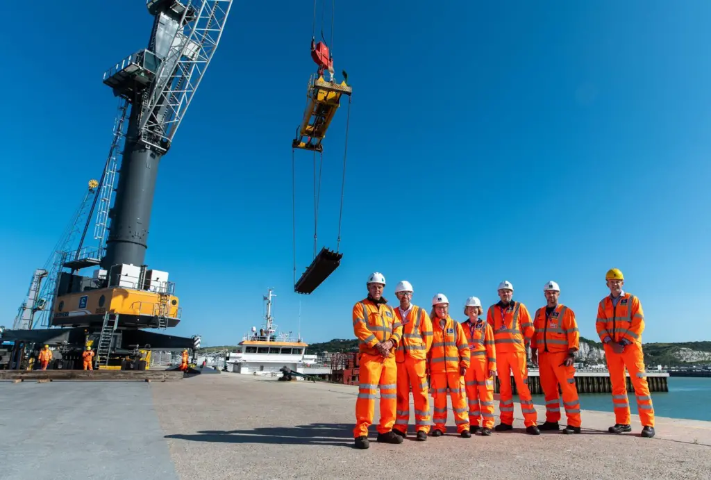 ParkerSteel employees at the Port of Dover