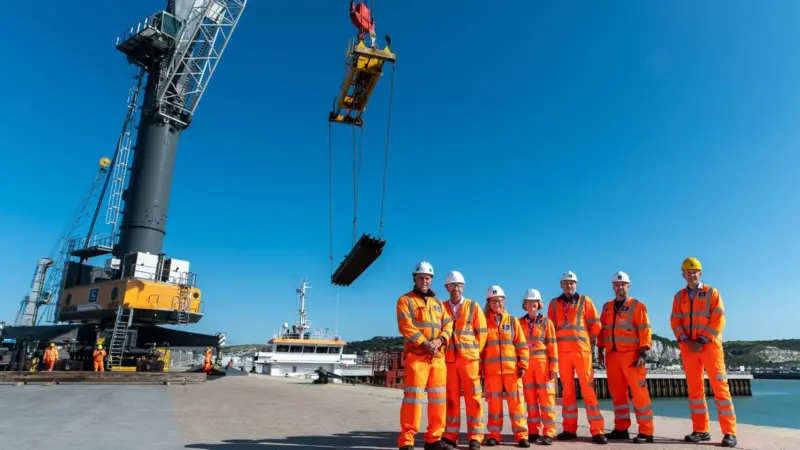 ParkerSteel employees at the Port of Dover