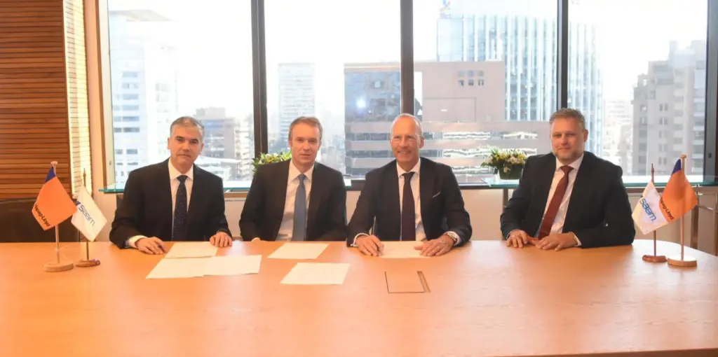 SAAM port and logistics assets sale signing ceremony
