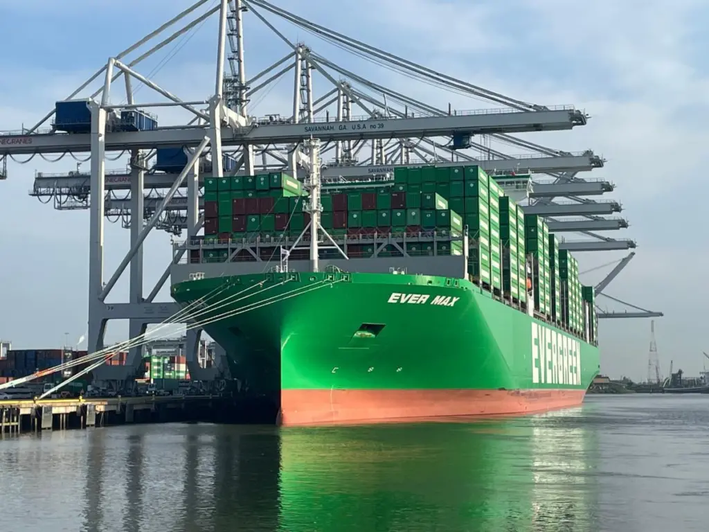 Ship at dock