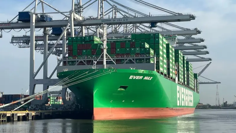 Ship at dock