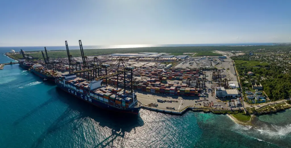 The Port of Caucedo in the Dominican Republic
