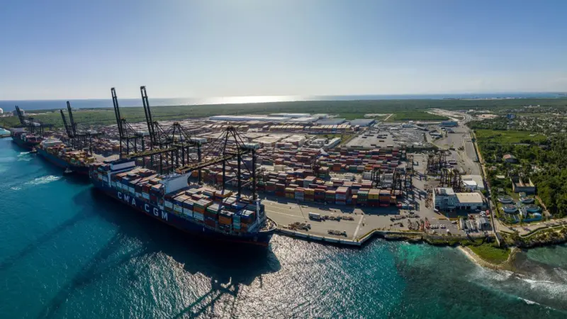 The Port of Caucedo in the Dominican Republic