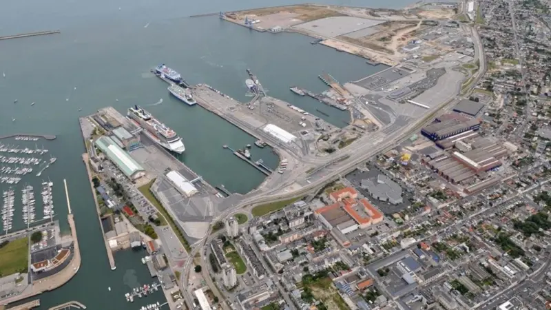 The Port of Cherbourg, France
