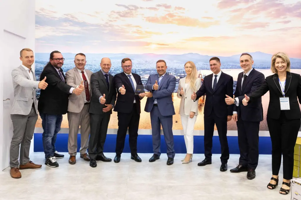 Representatives from the ports of Thessaloniki and Gdansk