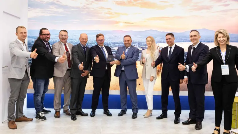 Representatives from the ports of Thessaloniki and Gdansk