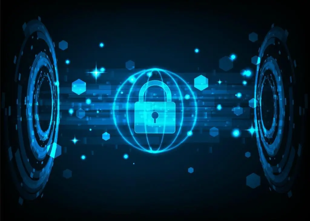 Cyber security graphic