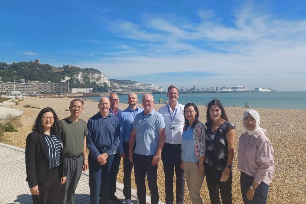 Port of Dover representatives with the universities of Manchester, Cranfield, Liverpool & Kent