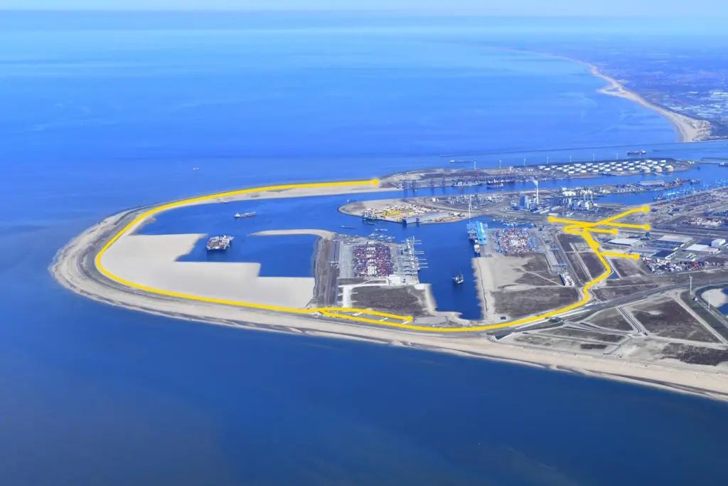 Container Exchange Route Port of Rotterdam