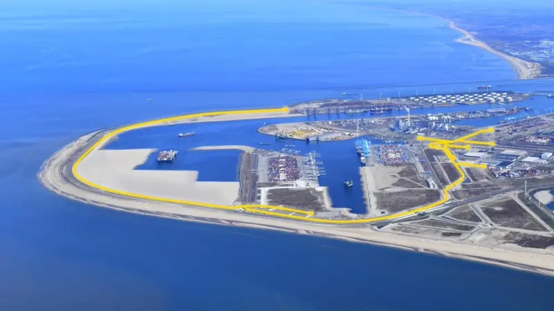 Container Exchange Route Port of Rotterdam