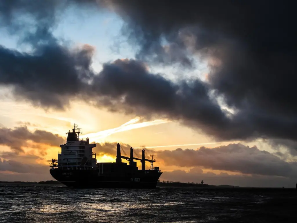 Ocean container ship