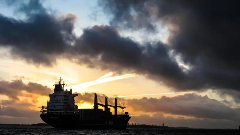 Ocean container ship