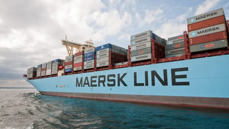 Maersk container ship