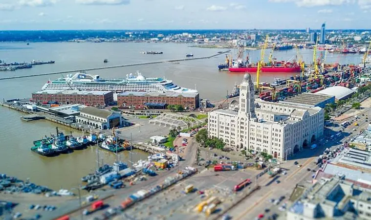 Port of Montevideo docks