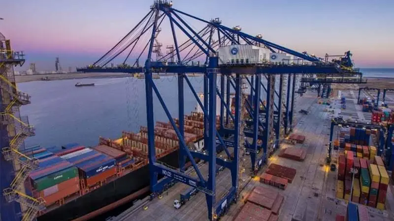The Port of Karachi in Pakistan