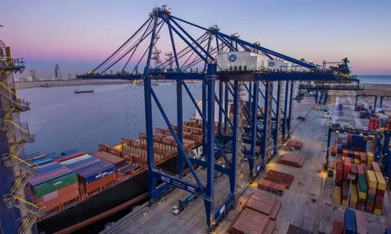 The Port of Karachi in Pakistan